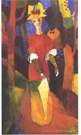 Femme dans le parc
