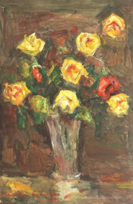 Vase avec des roses