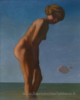 Bather a regardé vers la droite