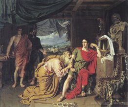 Priam demandant à Achille le corps d'Hector