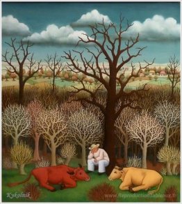 Veiller sur deux vaches