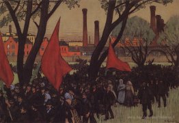Démonstration du 1er mai à Putilov