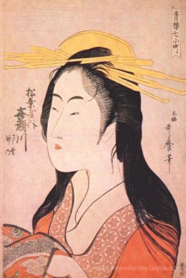 Kisegawa de Matsubaya, de la série «Sept Komachis of Yoshiwara»,