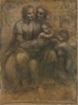 La Vierge et l'enfant avec Saint Anne et Saint John le baptiste
