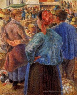Le marché de la volaille à Pontoise