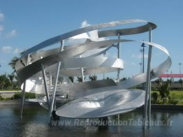 Proposition de sculpture de l'eau pour le parc régional central