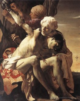 Saint-Sébastian entretenus par Irene et sa femme de chambre