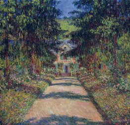 Pathway dans le jardin de Monet à Giverny
