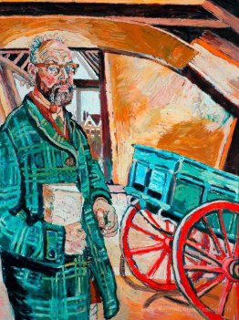 Autoportrait avec chariot
