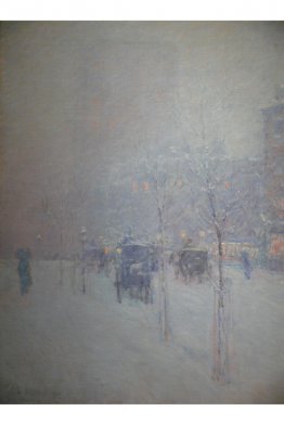 New York, fin après l'après-midi, hiver