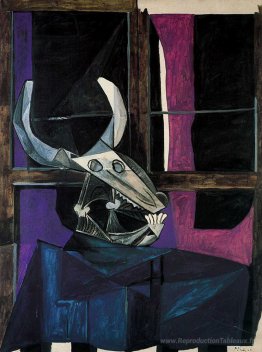 Nature morte avec crâne de bœuf