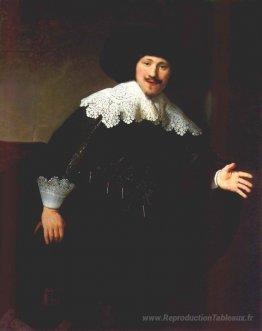 Portrait d'un homme assis s'élevant de sa chaise