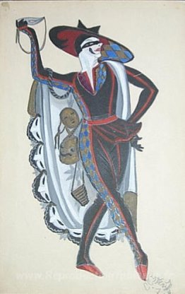 Design de costumes pour "Madmen vénitiens" - Harlequin