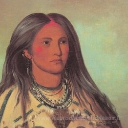 Sha-kó-ka (menthe), une fille Mandan