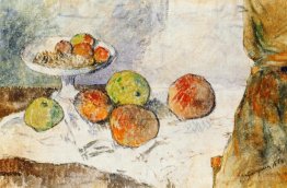 Nature morte avec assiette de fruits