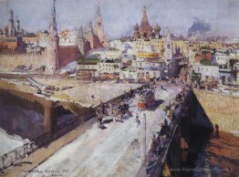 Le pont de la rivière Moskva