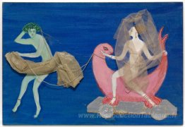 Design de costumes (Aphrodite sur un dauphin ...) pour le ballet