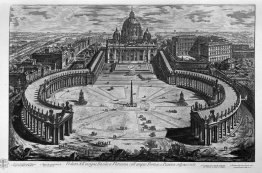 Carte de Rome et du campus Martius avec l'index et le dévouement