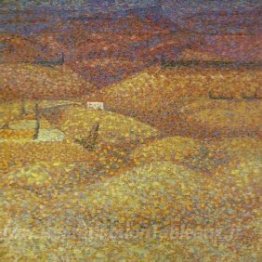 Paysage rose