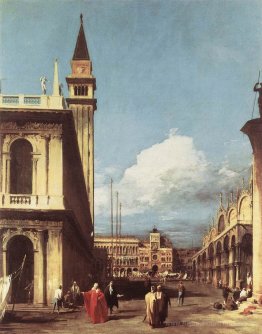 La piazzetta, regardant vers la tour de l'horloge