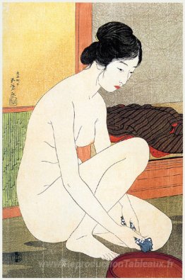 Femme après bain