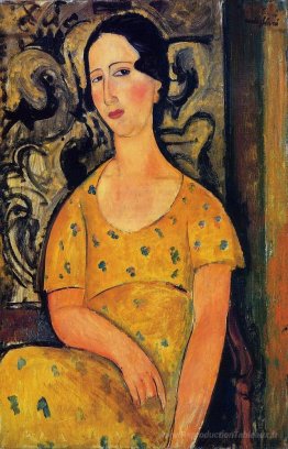 Jeune femme dans une robe jaune (Madame Modot)