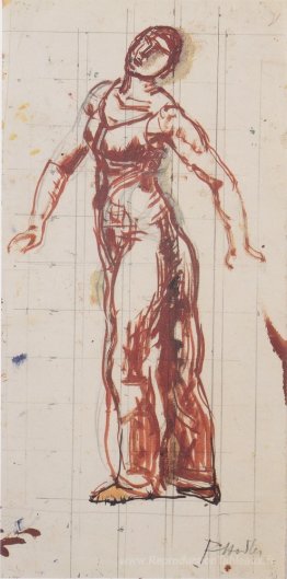 Femme frontalière de gauche