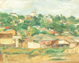 Maisons à la périphérie de Bucarest