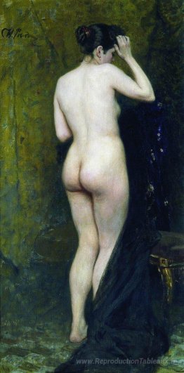 Modèle nu (par derrière)