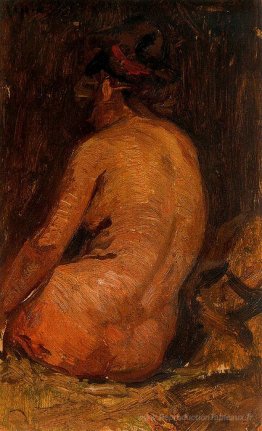 Femelle nue de dos