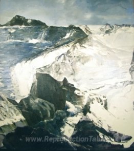 Réunion du terrain et de la mer