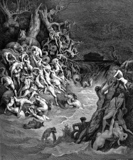 Monde détruit par l'eau