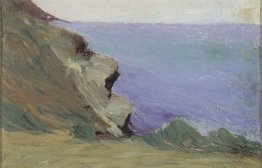 Falaise au bord de la mer