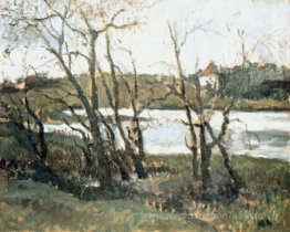 Paysage avec lac