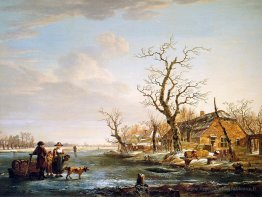 Paysage d'hiver à Drevel