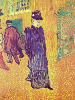 Jane Avril quittant le Moulin Rouge