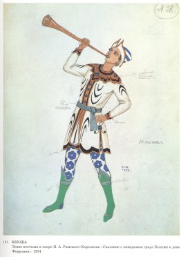 Conception de costumes pour l'opéra "Legend of the Invisible Cit