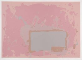Gris / bleu sur rose
