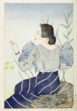 Portrait d'une femme chamorro - Indigo