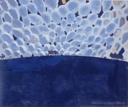 Paysage au clair de lune
