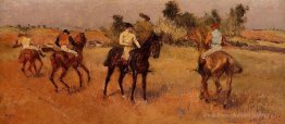 Quatre jockeys