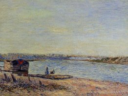 Les collines de Veneux, vues de Saint Mammes