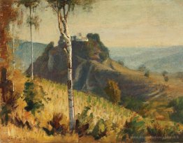 Paysage avec bastion