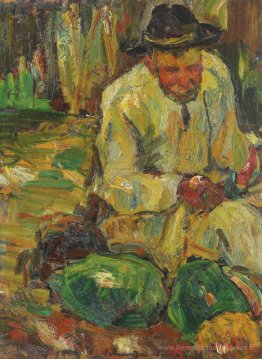 Paysan aux pastèques