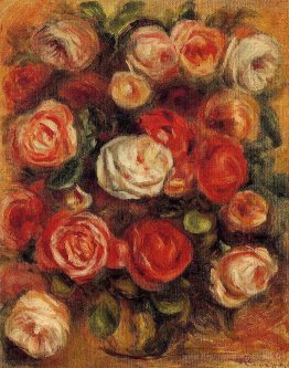 Vase de roses
