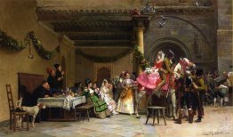 Le départ des jeunes mariés