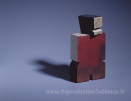 Homme à poitrine rouge