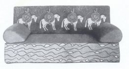 Croquis du canapé pour l'atelier
