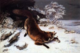Le renard dans la neige