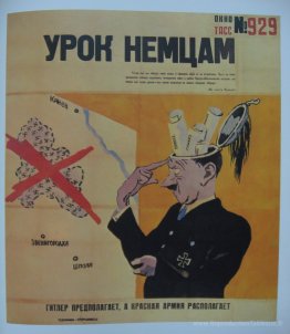 Une bonne leçon pour les Allemands (la fenêtre Tass №929)